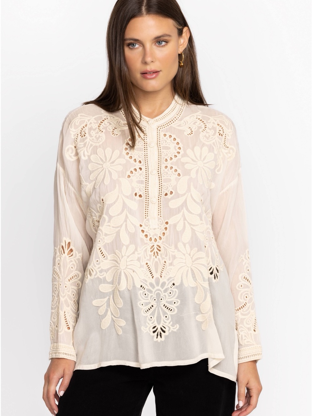 Johnny Was Elida blouse size medium